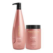 Kit Aneethun Care System Revitalizante - Shampoo 1L + Máscara 1L