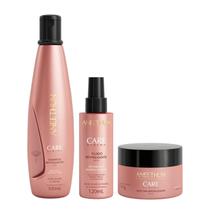 Kit Aneethun Care System Revitalizante - Shampoo 300ml + Fluído 120ml + Máscara 250g Kit Aneethun Care System Revitalizante - Shampoo 300ml + Fluído 120ml + Máscara 250g