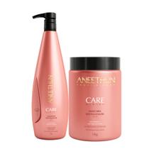Kit Aneethun Care System Shampoo 1L+Máscara 1L