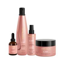Kit Aneethun Care System Shampoo 300ml+Máscara 250g+Fluido 120 ml+Scalp 40ml Kit Aneethun Care System Shampoo 300ml+Máscara 250g+Fluido 120 ml+Scalp 40ml
