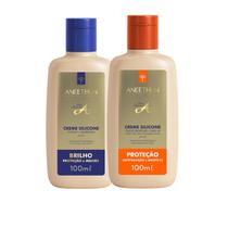 Kit Aneethun Creme de Silicone Tradicional + Proteção 100ml