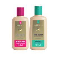 Kit Aneethun Creme Silicone Antidanos + Cachos 100ml