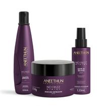 Kit Aneethun Defrizante Shampoo 300mL+ Máscara 250g+Leave in 120ml Kit Aneethun Defrizante Shampoo 300mL+ Máscara 250g+Leave in 120ml
