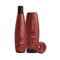 Kit Aneethun Force System Shampoo, Máscara e Dose