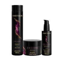 Kit Aneethun Inside Shampoo 300ml + Máscara 250g + Finalizador 110ml