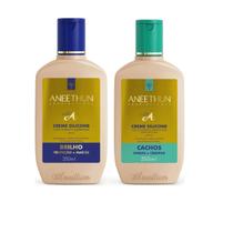 Kit Aneethun Linha A Cremes Silicone 250 ml + Cachos 250 ml Kit Aneethun Linha A Cremes Silicone 250 ml + Cachos 250 ml