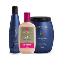 Kit Aneethun Linha A Hidratação Antidanos 3 Produtos