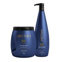Kit Aneethun Linha A Mascara 1Kg + Creme de Silicone 1L