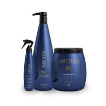 Kit Aneethun Linha A Shampoo 1000ml + Máscara 1000g + Multibenefícios 150ml Kit Aneethun Linha A Shampoo 1000ml + Máscara 1000g + Multibenefícios 150ml
