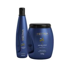 Kit Aneethun Linha A Shampoo 300ml + Mascara 500g