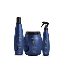 Kit Aneethun Linha A Shampoo 300ml, Máscara 500ml e Spray Multibenefícios Tratamento Completo e Proteção Kit Aneethun Linha A Shampoo 300ml, Máscara 500ml e Spray Multibenefícios Tratamento Completo e Proteção