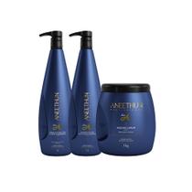 Kit aneethun linha a shampoo, mascara, creme silicone 1kg Kit aneethun linha a shampoo, mascara, creme silicone 1kg
