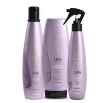 Kit Aneethun Liss System Shampoo, Mascara e Thermal Spray