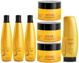 Kit Aneethun Repair 3 Shampoos + 3 Máscaras + 1 Finalizador