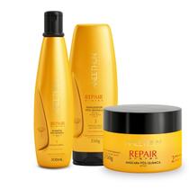 Kit Aneethun Repair System Pós quimica Shampoo 300ml + Máscara 250g + Finalizador 250g Kit Aneethun Repair System Pós quimica Shampoo 300ml + Máscara 250g + Finalizador 250g