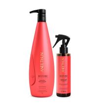 Kit Aneethun Restore System - Shampoo 1L + Acidificante Antidanos 210ml