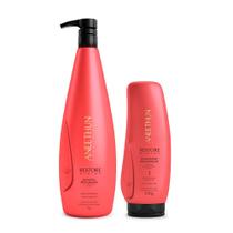 Kit Aneethun Restore System - Shampoo 1L + Finalizador 250g Kit Aneethun Restore System - Shampoo 1L + Finalizador 250g