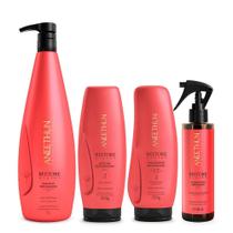 Kit Aneethun Restore System - Shampoo 1L + Máscara 250g + Finalizador 250g + Acidificante 210ml