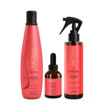 Kit Aneethun Restore System - Shampoo 300ml + Acidificante 210ml + Booster Capilar 40ml