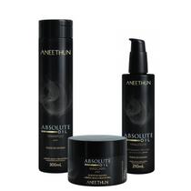 Kit Aneethun Shampoo,Máscara E Finalizador Absolute Oil Kit Aneethun Shampoo,Máscara E Finalizador Absolute Oil