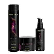 Kit Aneethun Shampoo + Mascara + Reconstrutor Inside Kit Aneethun Shampoo + Mascara + Reconstrutor Inside