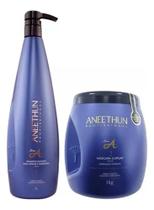 Kit Aneethun Silicone Linha A Máscara + Shampoo De 1 Litro