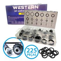 Kit Anéis De Vedação Oring Jogo Estojo Arruela Borracha Torneira 225 Peças