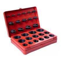 Kit anéis o'rings vedação nitrílica polegada estojo 382 unid