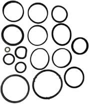 Kit aneis sistema refrigeração, anti chamas motor, gol, parati 1.0 16v 1997 em diante g3 g4 d10078
