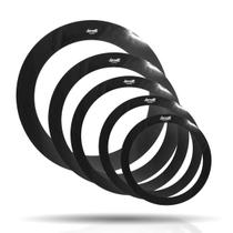 Kit Anel Abafador Equilibrado Preto 8'' 10'' 12'' 14'' 16'' Kit Anel Abafador Equilibrado Preto 8'' 10'' 12'' 14'' 16''