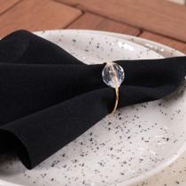 Kit Anel de Guardanapo 12 Peças para Mesa Posta Cristalino Kit Anel de Guardanapo 12 Peças para Mesa Posta Cristalino