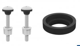 Kit anel de vedação e parafuso para caixa acoplada Roco