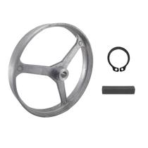 Kit Anel E-20/ Chaveta 6x6x30mm/ Polia Betoneiras 400/ 500L