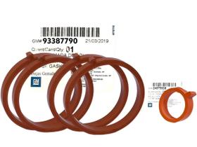 Kit Anel Junta Coletor Admissão Onix Cobalt Spin Prisma + Vedador Conexão - GM ORIGINAL Kit Anel Junta Coletor Admissão Onix Cobalt Spin Prisma + Vedador Conexão - GM ORIGINAL