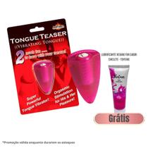 Kit Anel para Língua com Vibração Tongue Hott Products e Lubrificante Fun Chiclete Tentare
