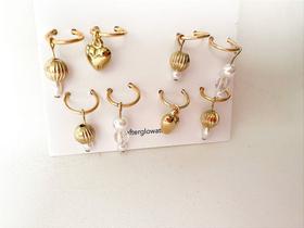 Kit Anel para Trança com Pingentes - Afeto