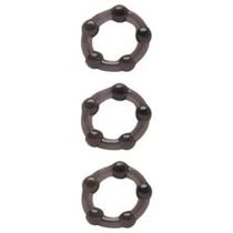 Kit Anel Peniano 3 Unidades 3,7Cm Sexy Import