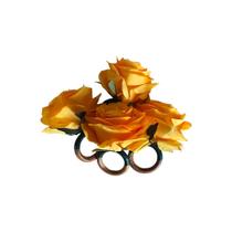 Kit Anel Porta Guardanapos Rosas com 4 anéis Kit Anel Porta Guardanapos Rosas com 4 anéis