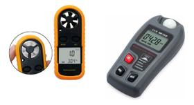 Kit Anemômetro Medidor De Vento + Luxímetro Luminosidade 1.5v Kit Anemômetro Medidor De Vento + Luxímetro Luminosidade 1.5v