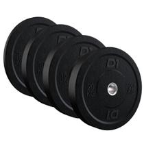 Kit Anilha Bumper Hi Temp All Black 5/10/15/20kg D1 Kit Anilha Bumper Hi Temp All Black 5/10/15/20kg D1