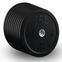 Kit Anilha Bumper Hi Temp All Black 5kg - 10 unidades Kit Anilha Bumper Hi Temp All Black 5kg - 10 unidades