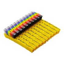 Kit Anilha de identificação de cabos de rede Letras e Números (510 Peças)