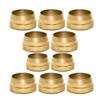 Kit Anilha Para Tubo Nylon Tecalon Ou Pu 10mm C/ 20 Peças