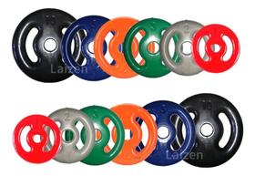 Kit Anilhas Emborrachadas 50kg