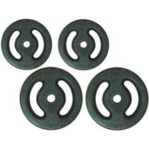 Kit anilhas pintadas 30 kg Poli Sports