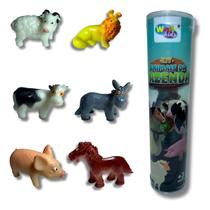 Kit Animais da Fazenda em PVC Little Farm 11 peças