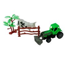 KIT Animais de Plástico 04 Peças Fazenda - Tudo em Caixa