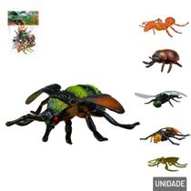 KIT Animais de Plástico 06 Peças Insetos Grandes - Tudo em Caixa KIT Animais de Plástico 06 Peças Insetos Grandes - Tudo em Caixa