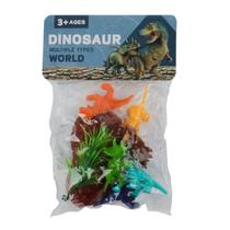 KIT Animais de Plástico 07 Peças Selva - Tudo em Caixa