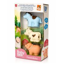 Kit Animais em Vinil Baby Bee Fazendinha - Bee Toys Kit Animais em Vinil Baby Bee Fazendinha - Bee Toys